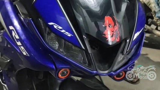 YAMAHA R15 V3 SUBMASK HEADLIGHT OPEN
