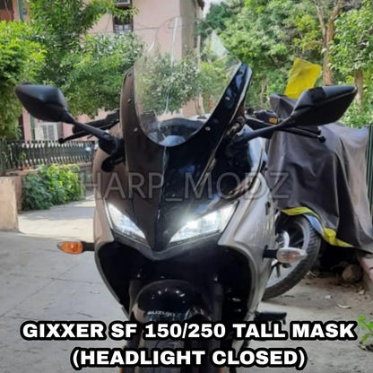 SUZUKI GIXXER SF 150 250 TALL MASK 2.0 (HEADLIGHT CLOSED)