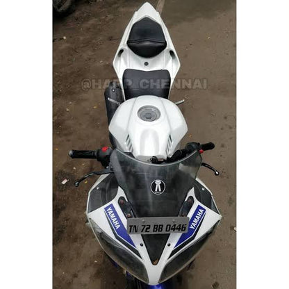 YAMAHA R15 V2 SINGLE PIECE TAIL KIT R1 MODEL WITH LOCK PANEL